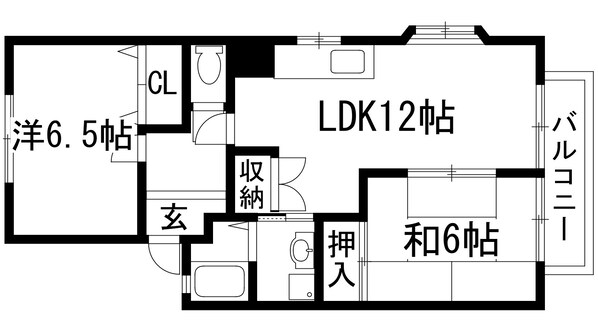 コーポベガの物件間取画像